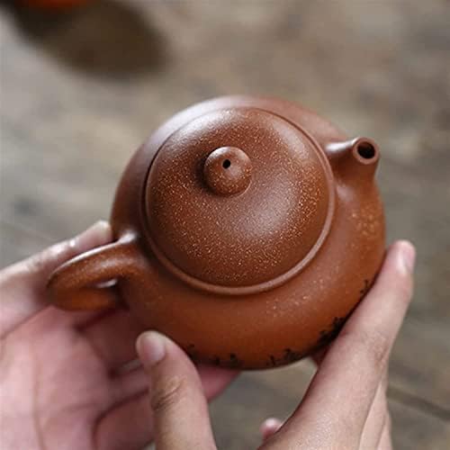 Чајник 240цц виолетова песок чајник мајстор рачно изработен сад за чај 9 дупки чај чај чај од чај