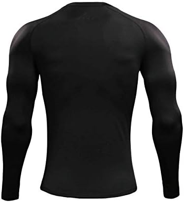 Долга кошула за сува компресија на Келме Машка, долг ракав - спортски основен слој за мажи и деца