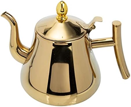 Мал чајник за свиркање чајник со чај со чај од чај од не'рѓосувачки челик чај со чај од не'рѓосувачки челик чај стомна кафе сервер за кафе
