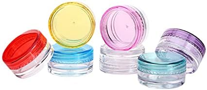 cchude 10 парчиња пластични креми за лице тегли мини лосион контејнери мали тоалети садови празни садови за шминка за полнење преносни козметички