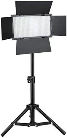 SLSFJLKJ LED видео-осветлување панел ЕУ приклучок САД адаптер 3200K-56000K Фотографија Осветлување Далечински управувач за студио во живо