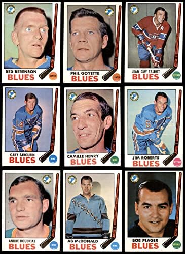 1969-70 Топс Сент Луис Блуз тим сет Сент Луис блуз ВГ/екс+ блуз
