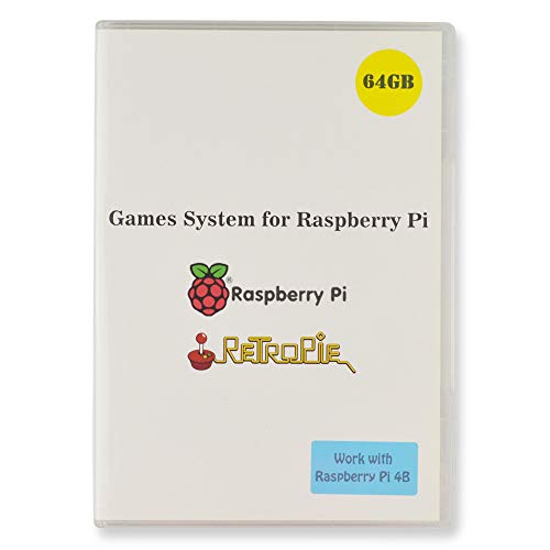 Beiermei Raspberry Pi 4B 400 Game System Retropie RetroArch EmulationStation PreLoad 64 GB игри плус податоци со картичка од