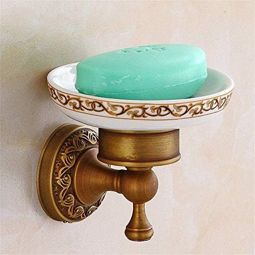 Сапуни за сапун YH-KE SOAP SOAP Европски антички бакар сапун сапун, монтиран месинг сапун за складирање на бања додатоци за