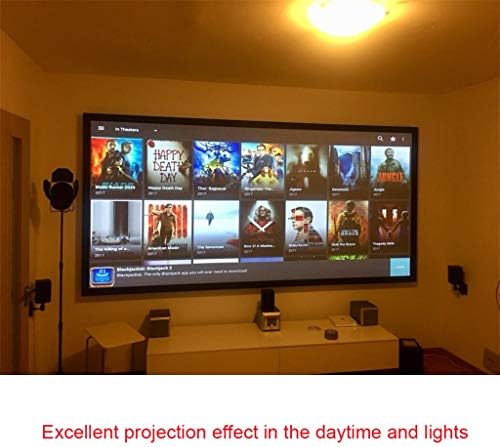 Екран за проектор на FZZDP 16:10, 100 120 инчи рефлексивни ткаенини за проекција на ткаенина за YG300 DLP LED видео -зраци