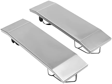 Футхој бетонски табли со колена лизгање на колена 28 '' x 8 '' kneeler board не'рѓосувачки челик коленани плочи бетонски лизгачи пар лизгачи на