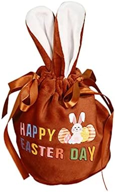 Орнамент за новогодишни елгенски Велигденски зајаци уши бонбони подароци за влечење торба Велигденски бонбони торба симпатична кадифена