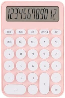 Стандарден калкулатор WSZNHW со 12 цифри, голем дисплеј за десктоп и копчиња, голем ЛЦД дисплеј, погоден за употреба во канцеларии,