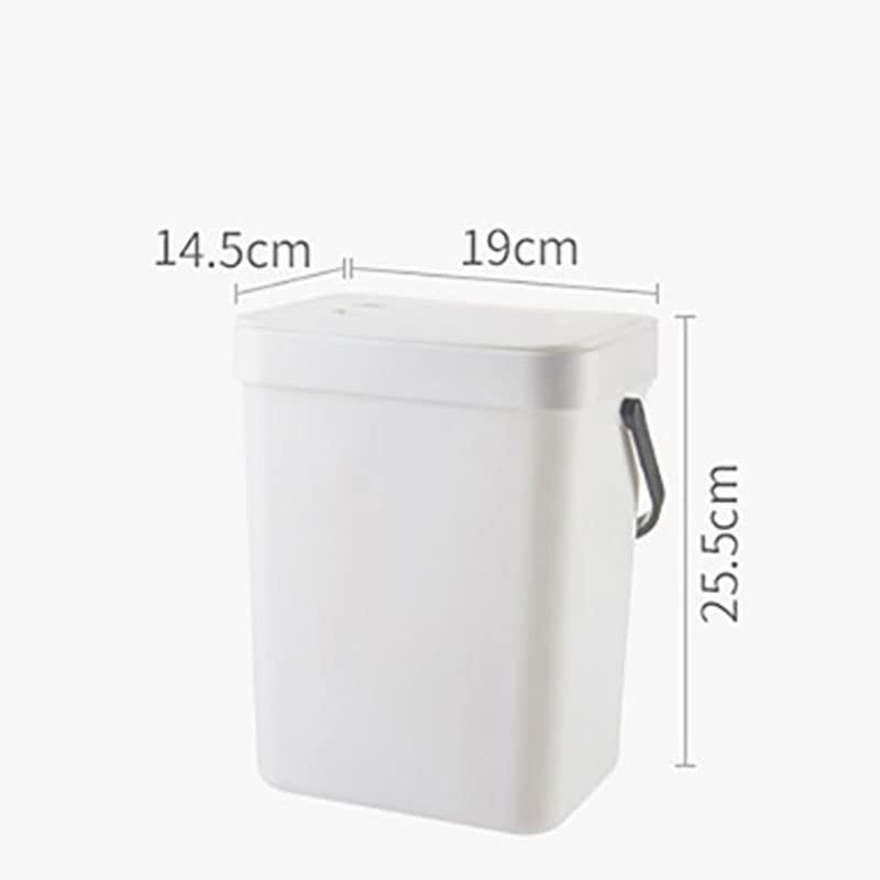 Xbwei кујна виси отпадоци може водоотпорен wallид монтиран тоалет за отпадоци со капакот со капакот