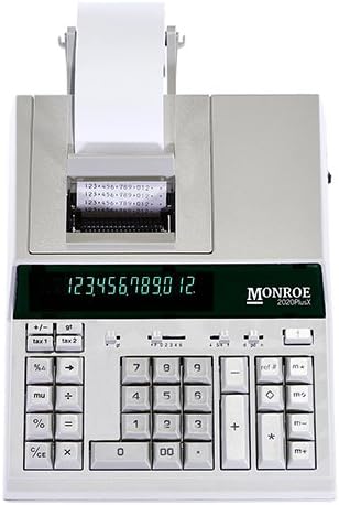 Калкулатор за печатење со средна должност Monroe 2020Plusx за професионалци за сметководство и купување