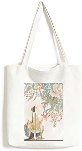 Елен кинески класичен стил илустратор за илустратор на платно торба за шопинг саксела случајна чанта