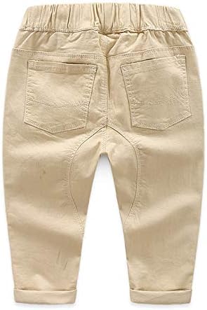 Deniy Baby Boys'cotton и постелнина панталони тенки обични тенки панталони