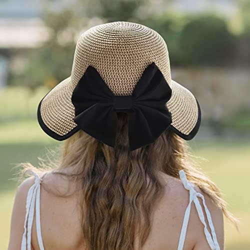 Сомалер Сонце капи за жени широки обликувани плажа HAT UV UPF 50+ преклопување летно сонце капаче