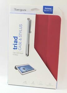 Targus Triad Case & Stylus за Samsung Galaxy Tab 3 10.1 - црвено