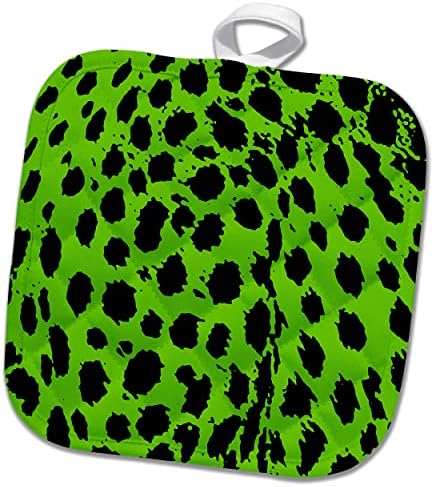3drose Прекрасно печатење на гепард во вар зелена - постери