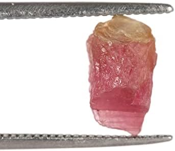 GemHub Природно грубо бразилско сурово бразилско розово турмалин 2,90 КТ лековити кристал