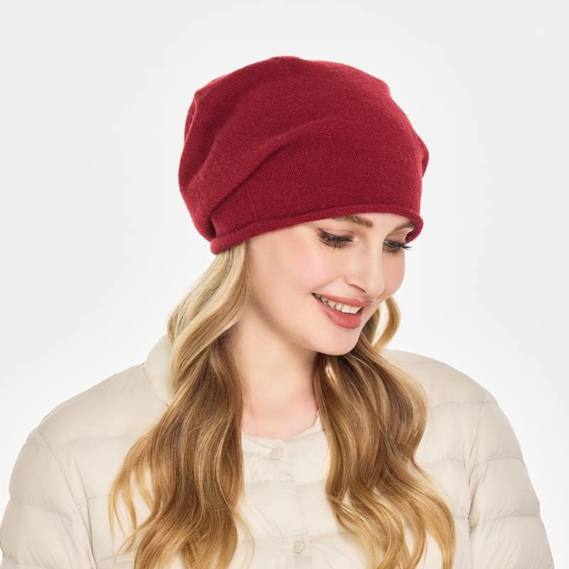Timoise плетејќи манжетни капи за жени Зимски капи, меки топли дами капачиња, череп, слатко капаче од гравчиња