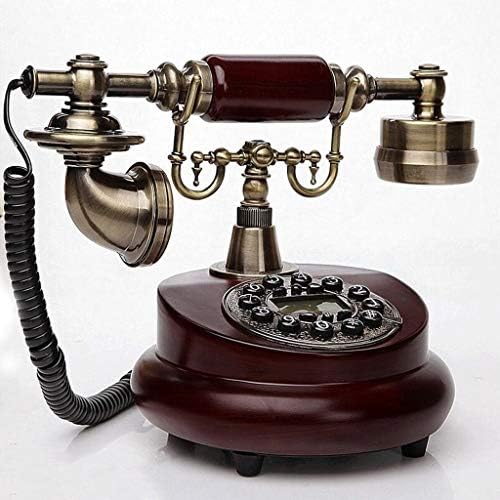 Trexd Retro Rotary Dial Phone Antique Wired Телефонски телефон