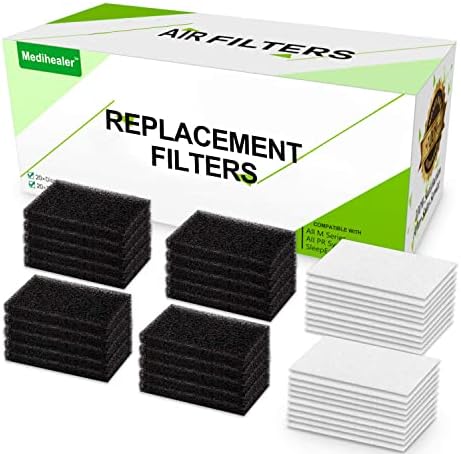 40 пакувања CPAP филтри - Филтер за пена и ултра фини филтри за напојување за серии на Respironics M, за PR System One, за Sleepeasy Series