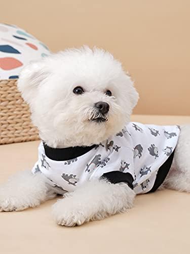 Droolingdog миленичиња кучиња цртани маички кучиња дишат летна облека, голема