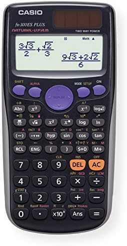 Casio fx-300ES Плус Научни Калкулатор; САБ Компатибилен; Природен Учебник Дисплеј; Математика, Тригонометрија, Статистика, Алгебра,