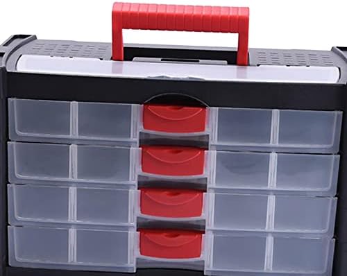 Кутија за складирање на хардвер Baoblaze, фиоки за складирање, организатор на мали делови, кутија за складирање на алатки, организатор на завртки