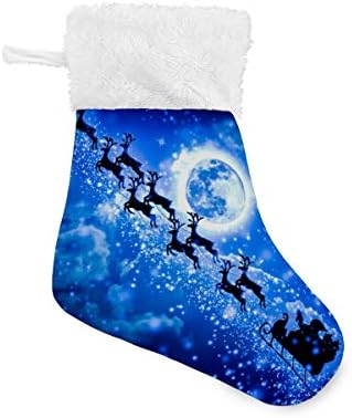 Алаза Божиќни чорапи Божиќни зимски класични персонализирани мали декорации за порибување за семејни сезонски празници за забави Декор од 4.7,87 “