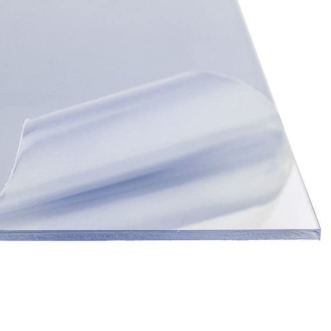 Онлајн пластично снабдување со чиста леана акрилен лист, 0,472, 12 инчи x 24 инчи