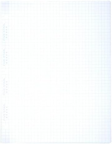 Хартија за полнење со пет starвезди, графичка хартија управувана со хартија, 100 листови/пакет, 11 x 8-1/2, засилен, лабав лист, бел, 3 пакет