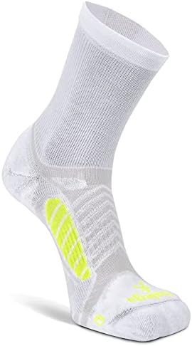 Балега Ултралесни Лесни Перформанси На Екипажот Атлетски Чорапи За Трчање За Мажи И Жени, Бели, Големи