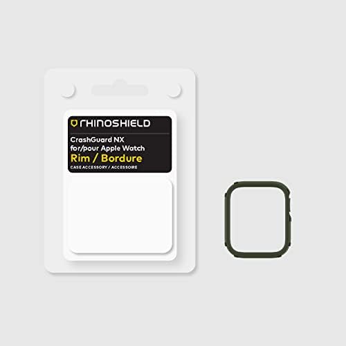 Rhinoshield Crashguard NX Extra Rim [само] компатибилен со Apple Watch SE & Series 6/5 / 4 [40mm] & Series 3/2 / 1 [38mm] | Дополнителен