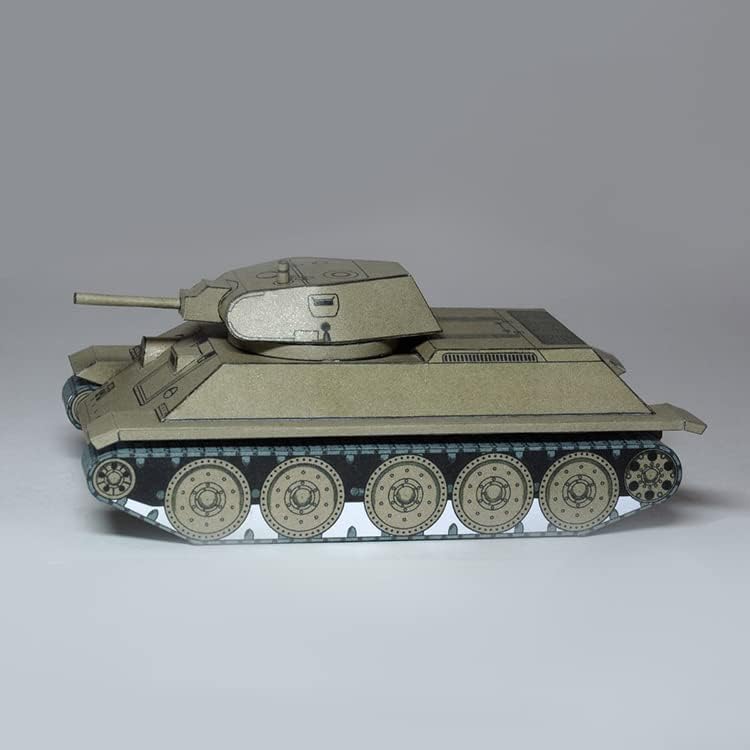 Csyanxing 1/50 Скала Хартија Советски Т-34 Среден Тенк Модел Борец Воени Оклопни Возила Модел