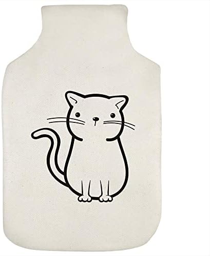 Азида „Симпатична мачка“ шише со шише со топла вода