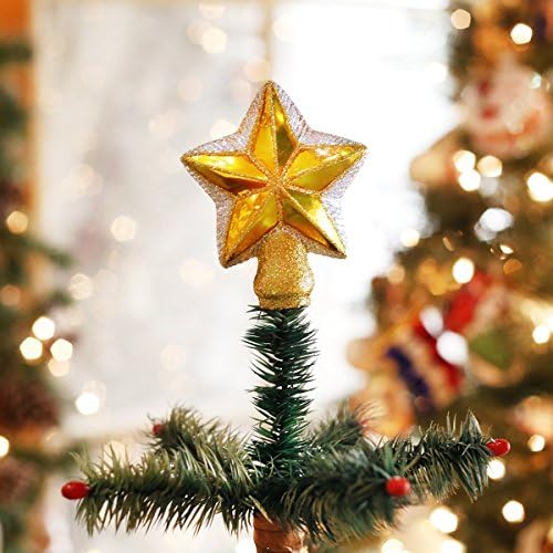 Стариот свет Божиќни топки стакло разнесени украси за елка мала везда