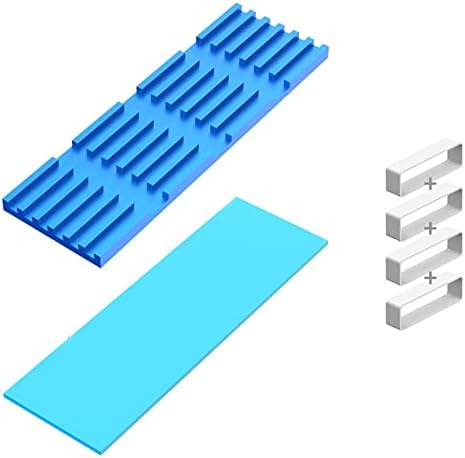 CICI Store Heatsink топлина дисипација на радијаторот M2 ладење топлински мијалник топлински термички влошки за M2 NGFF 2280 PCIE NVME SSD Подлога
