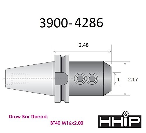 HIP 3900-4234 End Mill Holder, BT-30 5/16 “