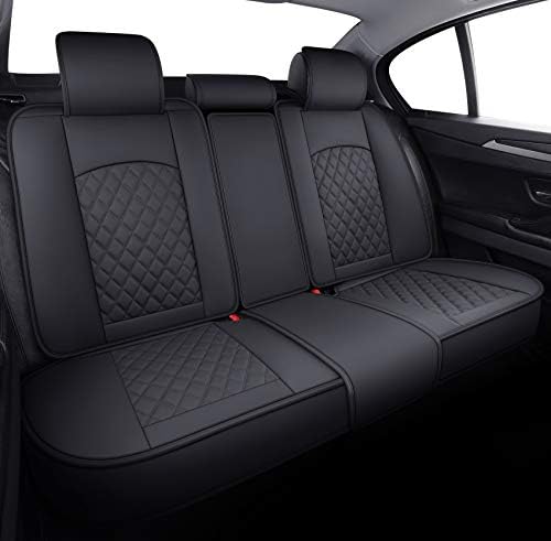 Aierxuan Car Seats опфаќа целосен водоотпорен водоотпорен кожен перниче Универзална Toyota Corolla Tacoma rav4 Honda Civic
