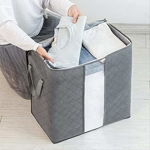Krfnmy торба за складирање на ватенка-отпорна на влага со армирана рачка и задебелена неткаена ткаенина што се користи за ватенка