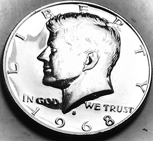 1968 С Кенеди Џфк Сребрена Половина Долар Продавачот Доказ