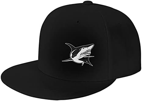 Ајкула риба мажи snapback капа момчиња бејзбол капа прилагодлива смешна црна стан камиер тато подарок
