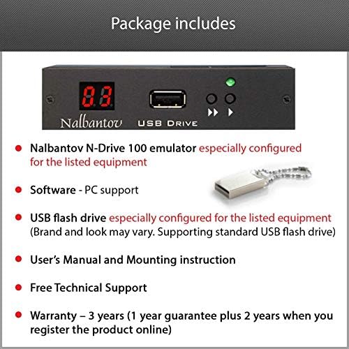 USB Дискета Диск Емулатор N-Диск 100 за ЈАМАХА Клавинова CVP 201/202/203/205/207/209