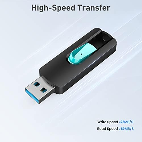 Aiibe 128GB USB 3.0 Flash Drive 5 Пакет 128gb Флеш Диск USB 3.0 Палецот Диск Масовно USB Меморија Стап Пенкало Диск Скокни Дискови 128GB