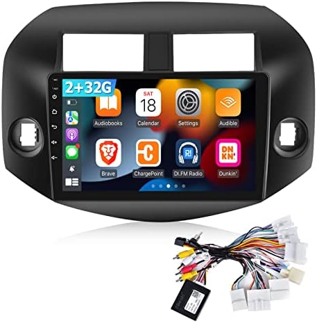 [2gb+32GB] 10.1 Инчи Автомобил Радио За Toyota RAV4 2007-2012, Андроид 11 Екран На Допир Автомобил Стерео, Apple Carplay&засилувач;Android