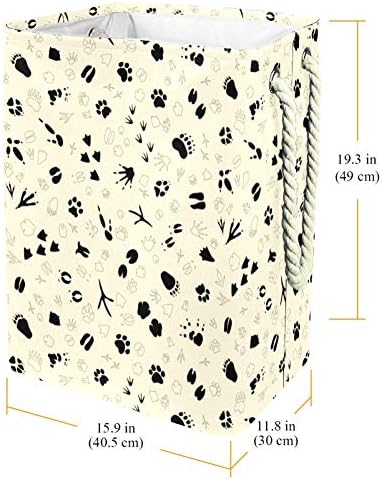 Нехомер Животински Песни 300д Оксфорд Пвц Водоотпорна Облека Ја Попречува Големата Корпа За Перење За Ќебиња Играчки За Облека