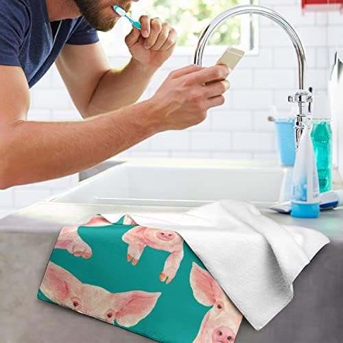 Свињи на wallидни микрофибер рачни крпи Супер абсорбента крпа брзо суво миење на миење садови