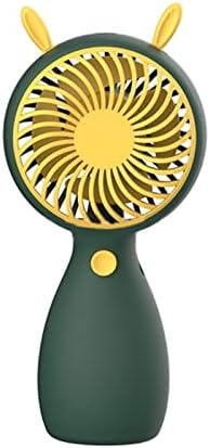 Fanејдс Фан - рачен мал вентилатор симпатична животинска полнење џеб големина личен вентилатор за надворешни работи за патувања лето