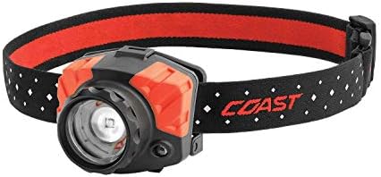 Coast FL85R 700 лумен со двојна боја на фокусирање на LED предниот свет на предниот дел, вклучена батерија што може да се надополнува