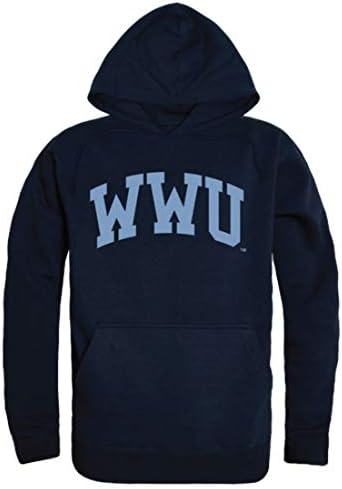 WWU Западен Вашингтон универзитет Викингс колеџ Худи дуксер морнарица