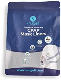 Подлога за маска со целото лице од Snugell® | Една големина одговара на повеќето | Мека памучна ткаенина | Ги минимизира бучните протекувања