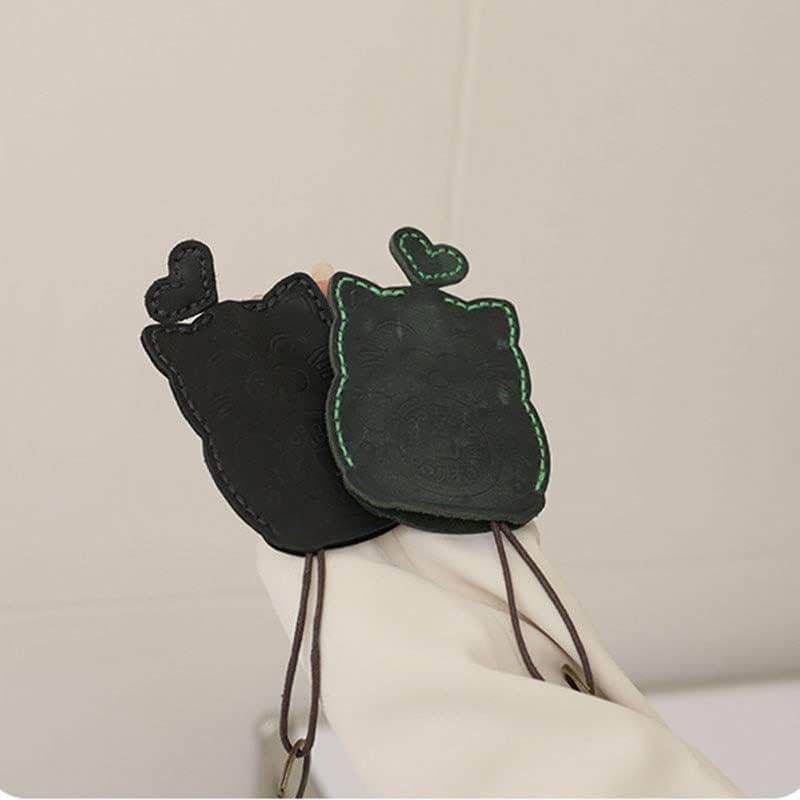1SET DIY рачно изработен клуч за торби со рачно изработен занает со полу -завршени материјали за кожни додатоци за ентузијасти за